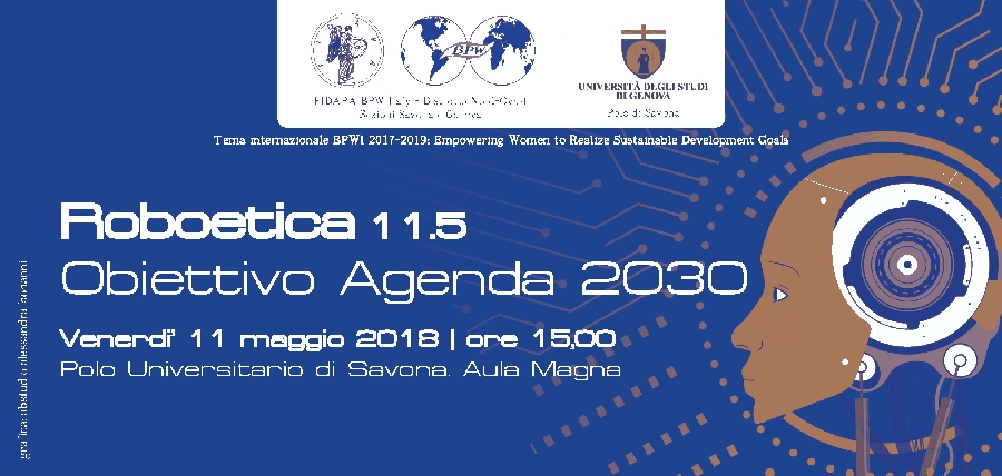 Savona Incontro Distrettuale ROBOETICA 11.5…. OBIETTIVO AGENDA 2030