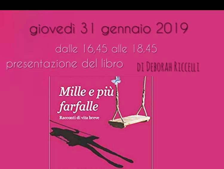 31 gennaio 2019 presentazione libro mille e più farfalle – evento patrocinato dalla Sezione Genova