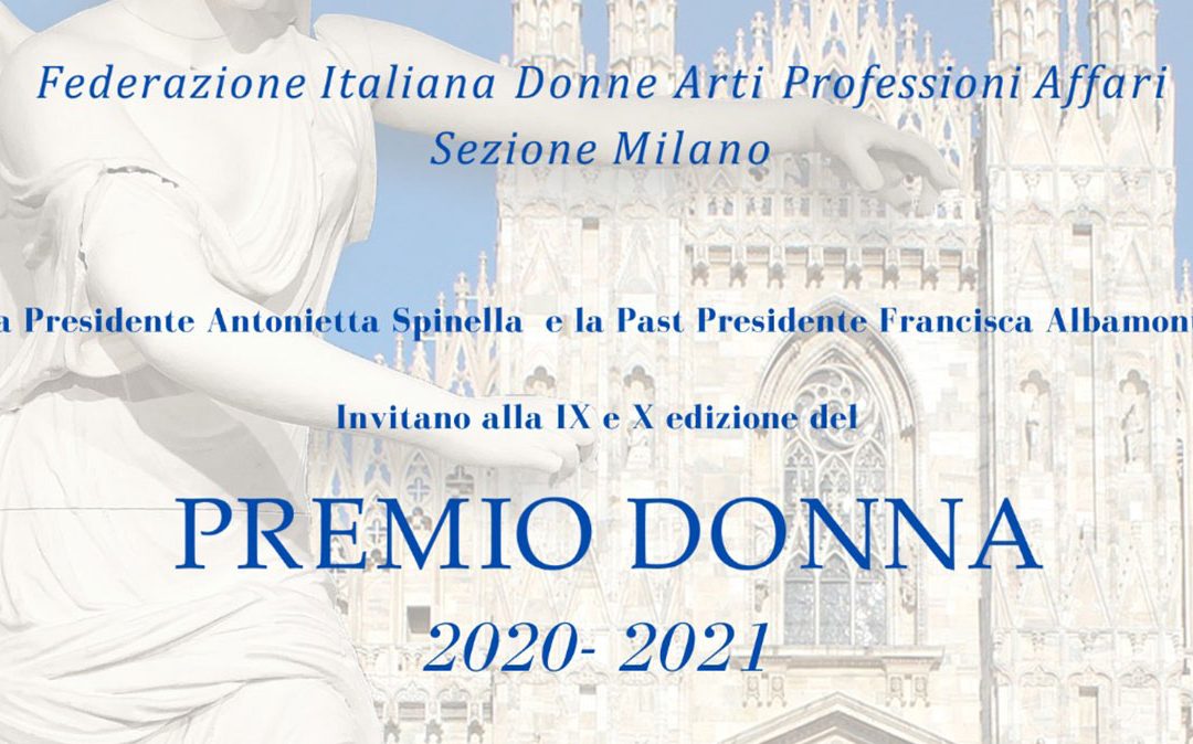 Premio Donna Edizione 2020-2021