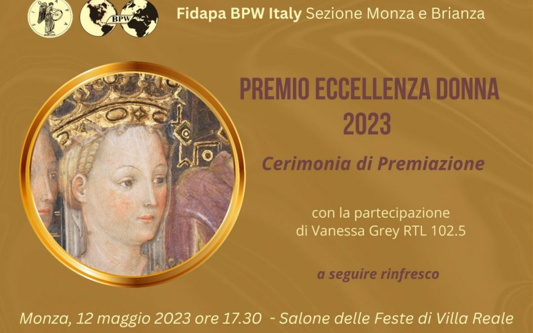 12 maggio – Premio Donna Fidapa BPW 2023
