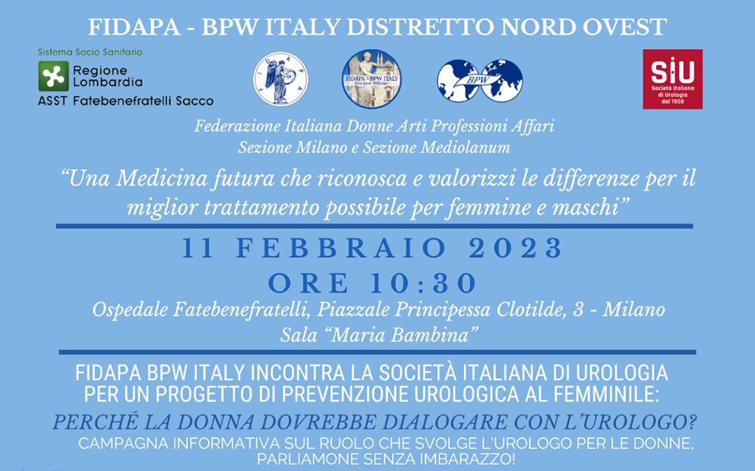 Fidapa incontra la Società Italiana di Urologia
