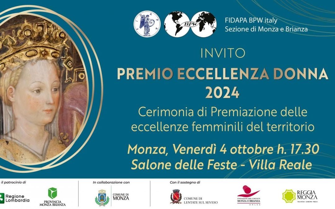 4 ottobre – Premio Eccellenza Donna 2024