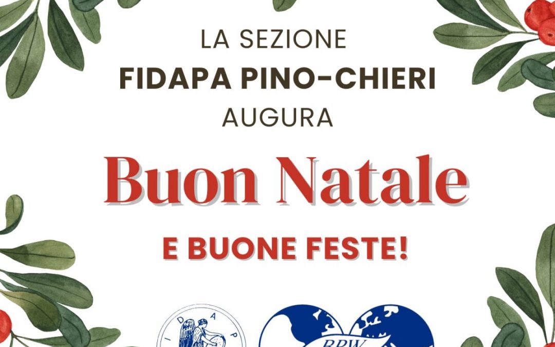 Auguri di Buon Natale dalla Fidapa Pino-Chieri