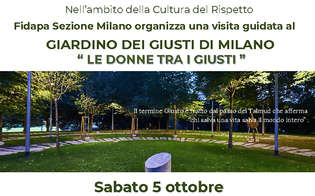 Visita guidata giardino dei giusti