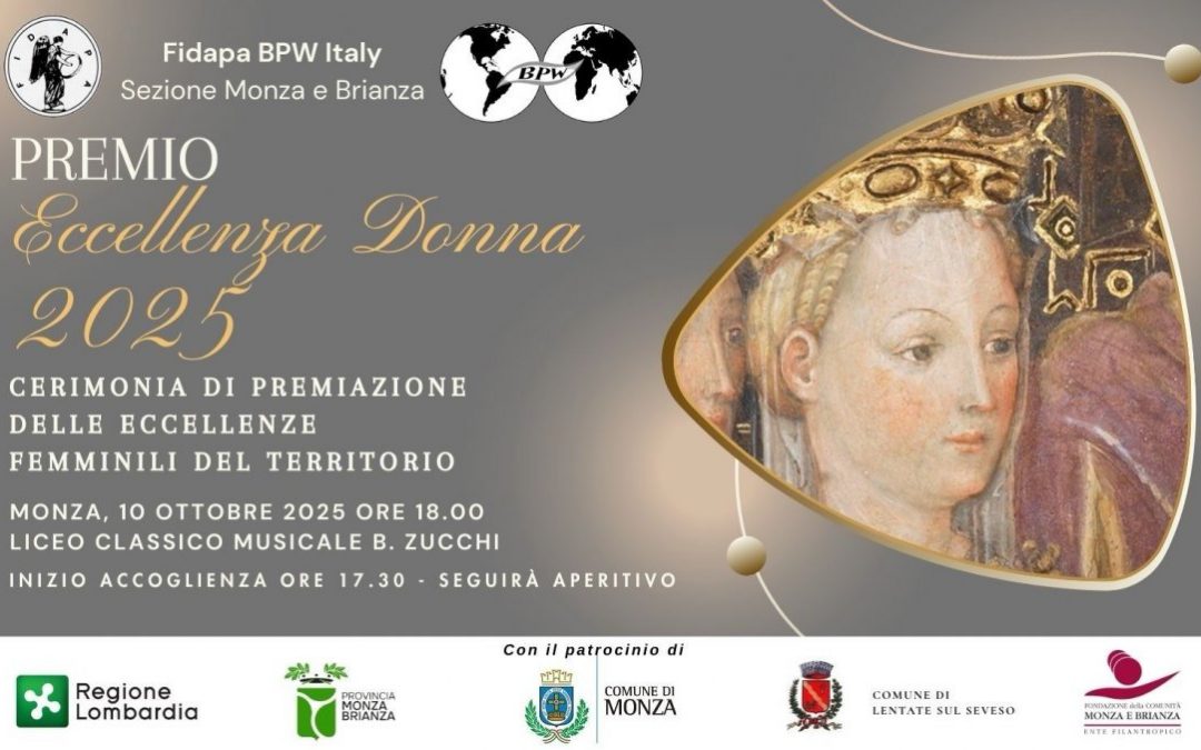 10 ottobre – Premio Eccellenza Donna 2025