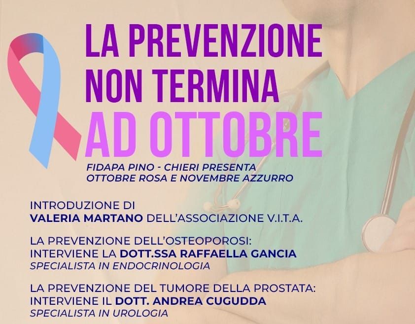 La prevenzione non termina ad ottobre